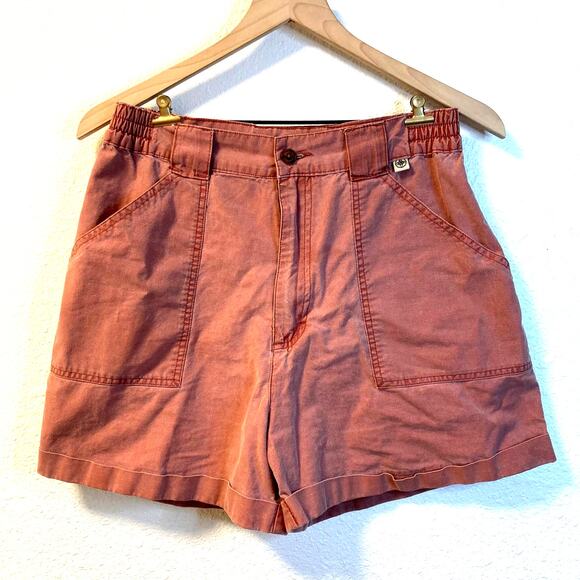 JanSport Vintage Shorts medium large dusty rose high rise y2k - Picture 1 of 4